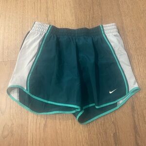 Nike Women's Teal/Green Athletic Shorts